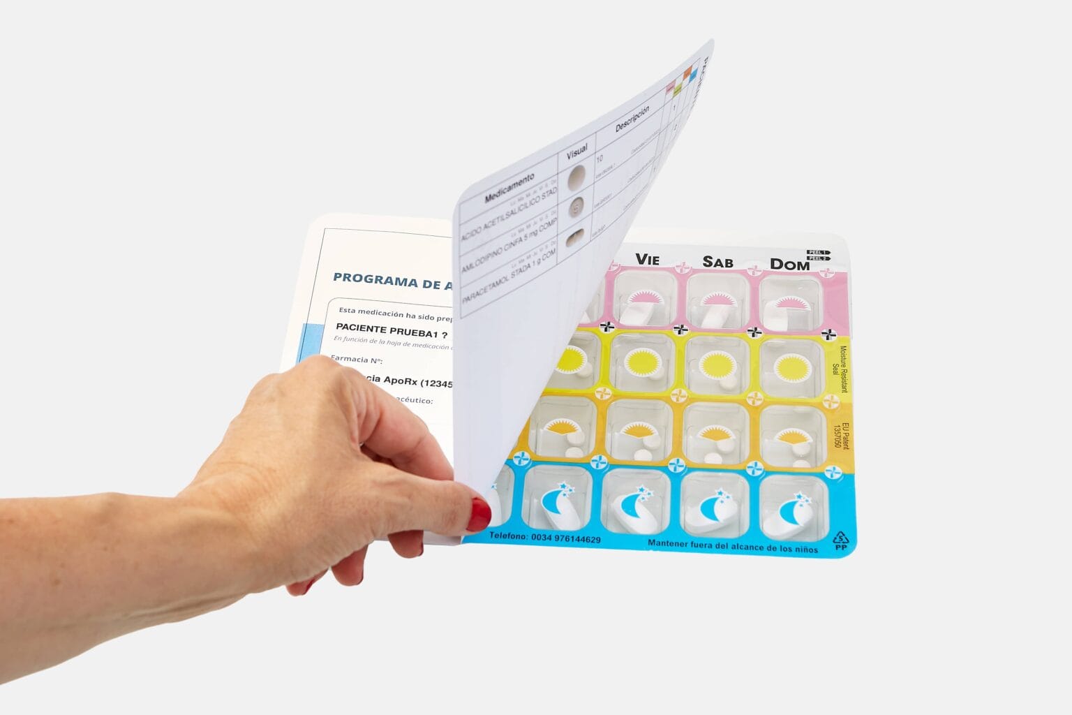 blíster celia de sdm sistemas de dosificación