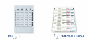 El blister Resi y el blister Multimeds 5 Tomas son buenas opciones como pastilleros mensuales
